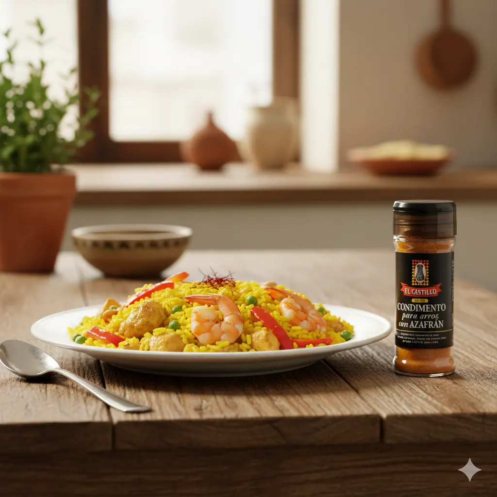 Condimento para Arroz con Azafrán x 40g - El Castillo