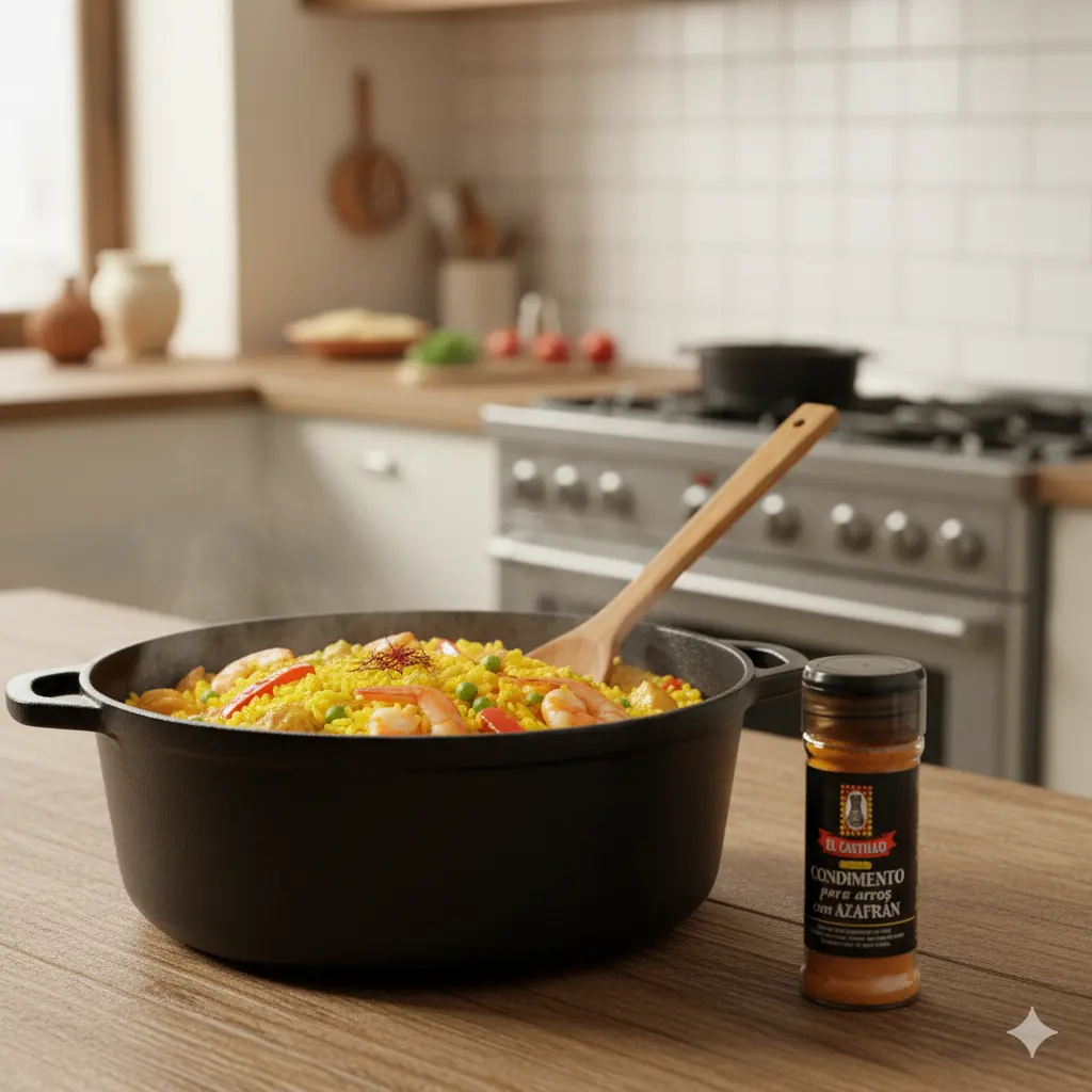 Condimento para Arroz con Azafrán x 40g - El Castillo