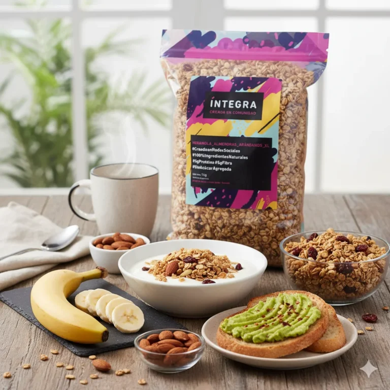 Granola Almendra, Cajú y Arándanos 350 g de Integral, detalle del producto