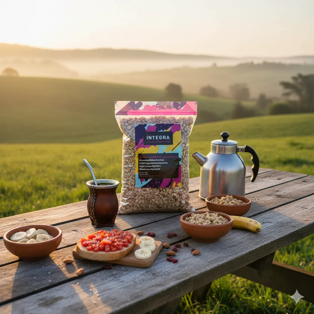 Granola Almendra y Arandanos x 1 kg (grande y endulzada con miel) lntegra