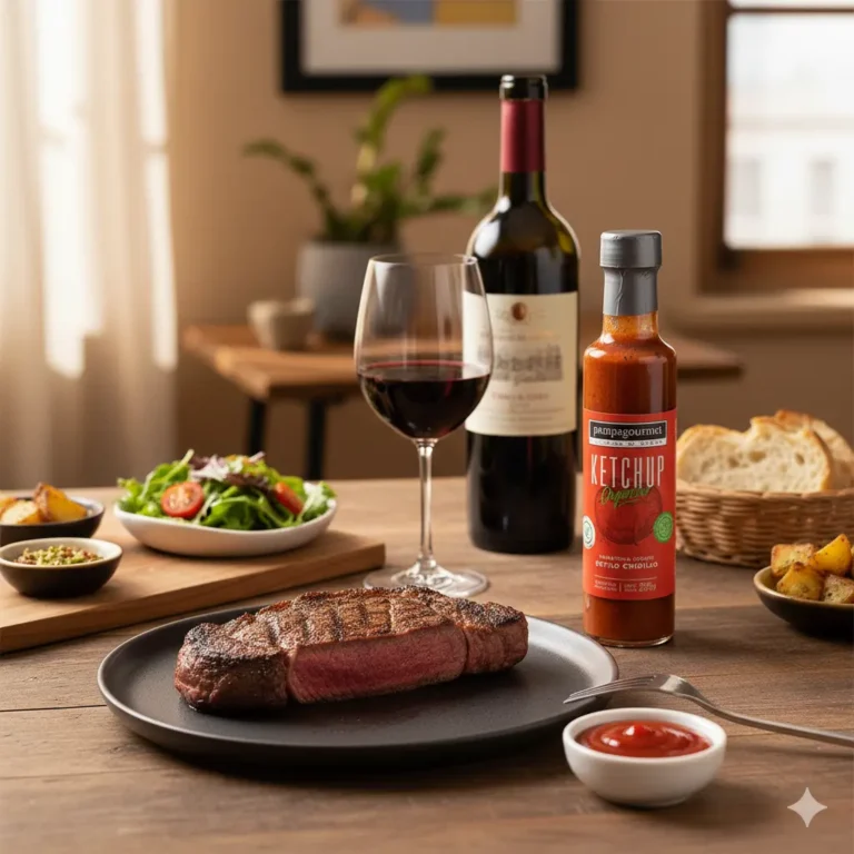Ketchup Orgánico 285 g de Pampa Gourmet, detalle del producto
