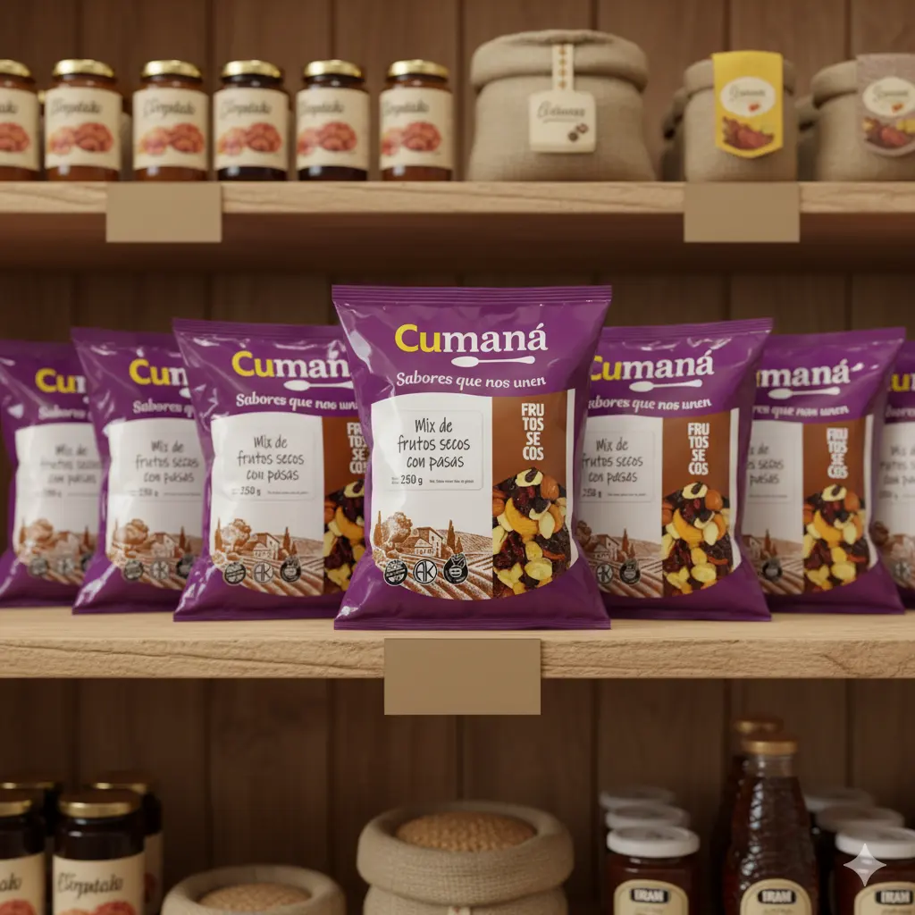 Mix de Frutos Secos con Pasas de Uva x 250 grs - Cumaná