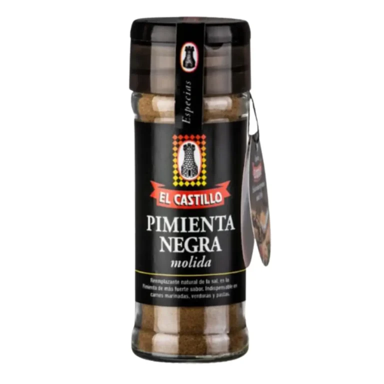 Pimienta Negra Molida 45 g de El Castillo, envase