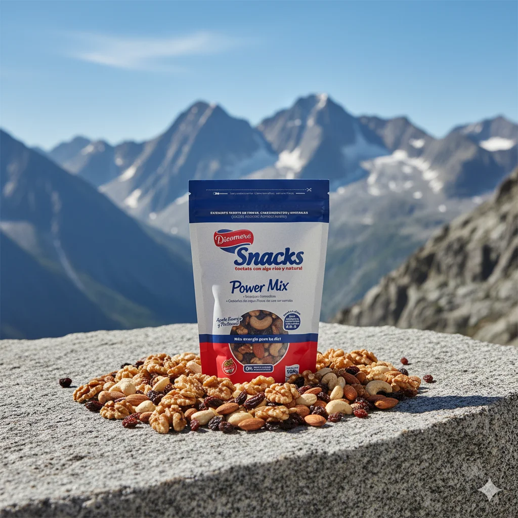 Power Mix (Nueces, Almendras, Caju, Pasas) x 200g Dicomere