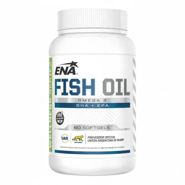 Fish Oil Omega 3 de ENA Sport x 60 capsulas blandas