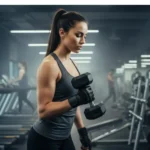 Guante de cuero con muñequera | Negro | Con Abrojo