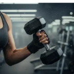 Guante de cuero con muñequera | Negro | Con Abrojo