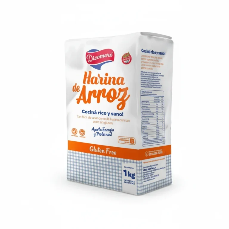 Harina de Arroz 1 kg de Dicomere, envase