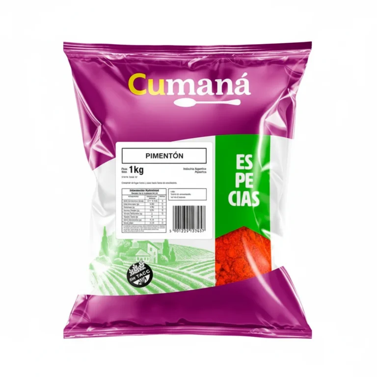Pimentón 1 kg de Cumana, envase