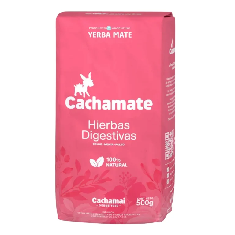 Yerba Mate Rosa con Hierbas 500 g, envase