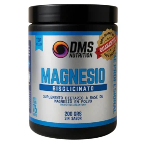Magnesio Bisglicinato de 200 grs Puro DMS Nutrition