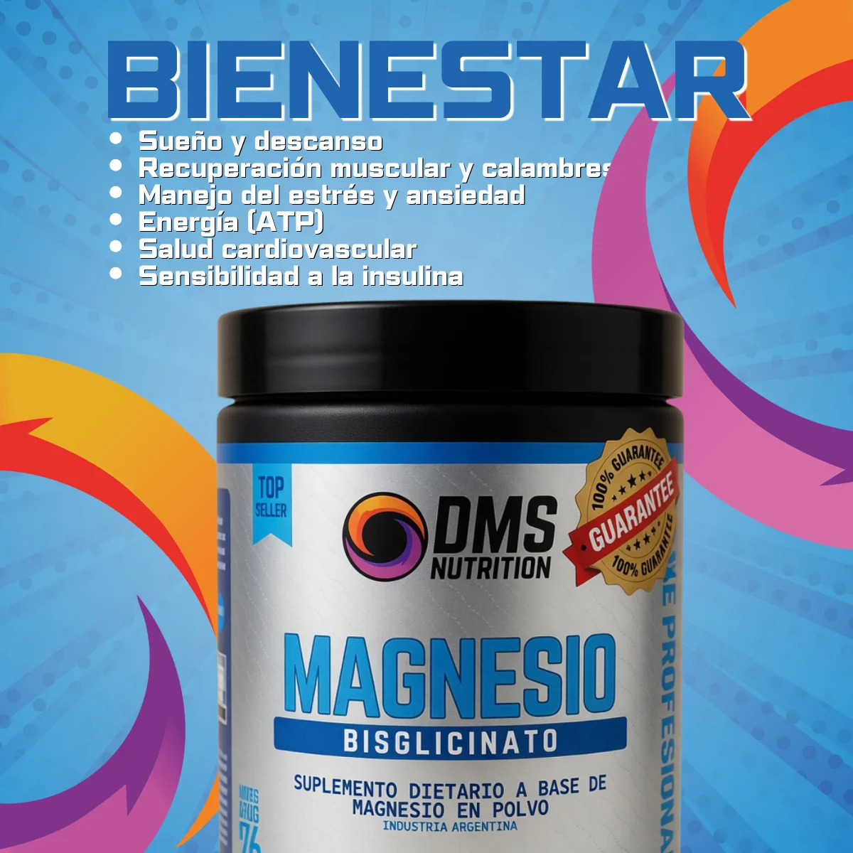 Magnesio Bisglciinato de DMS Nutrition