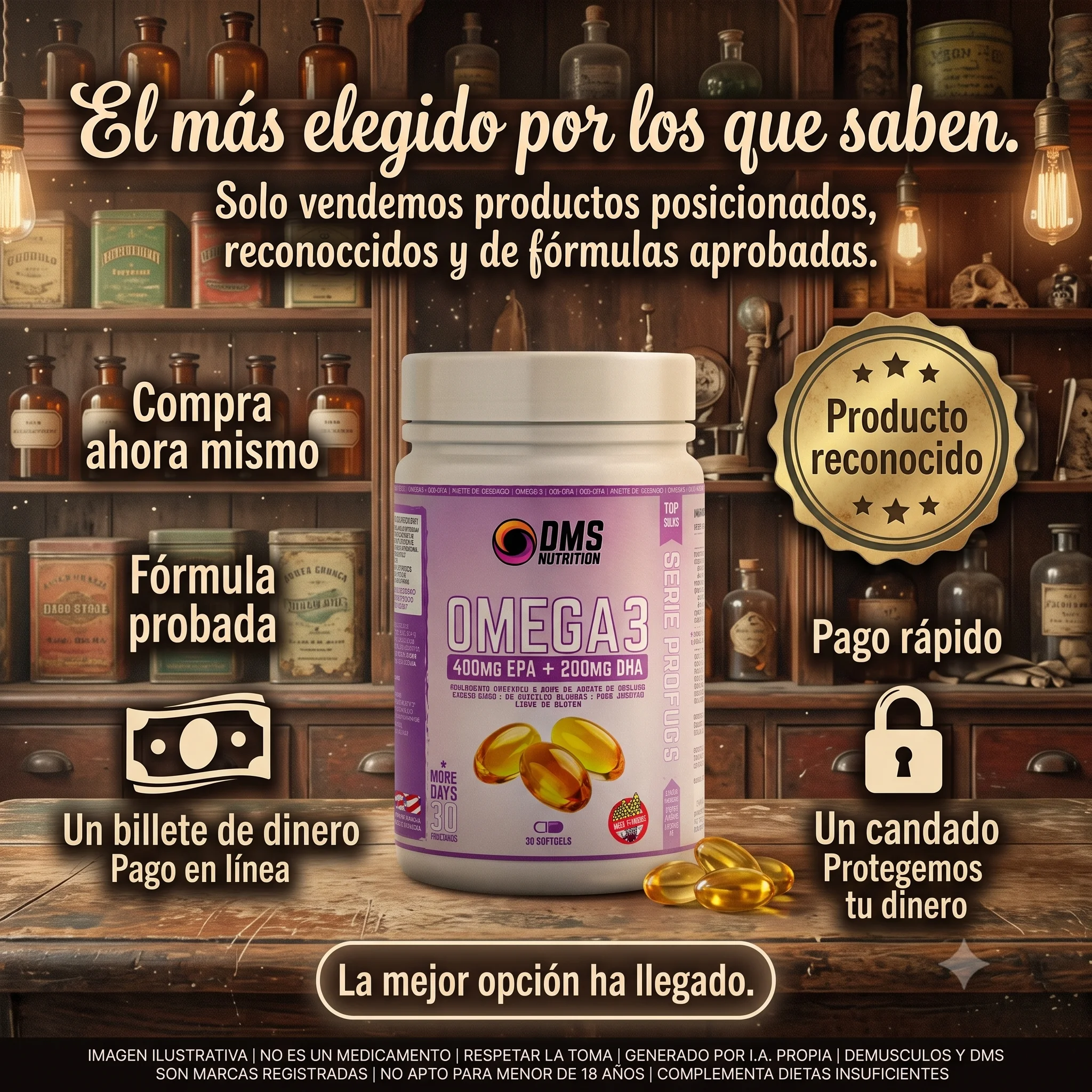 Omega 3 DMS Nutrition x30