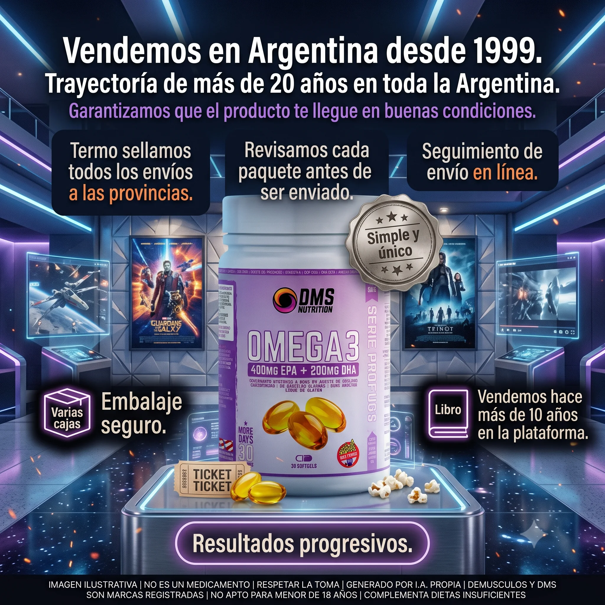 Omega 3 DMS Nutrition x30